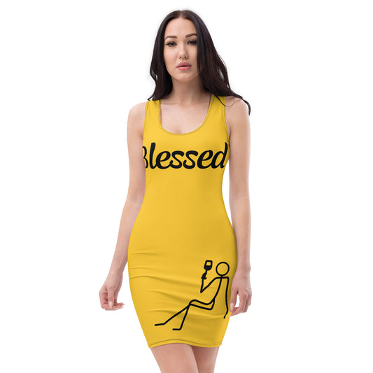 Blessed Bodycon dress"Things Don't Happen To Me. They Happen For Me.."