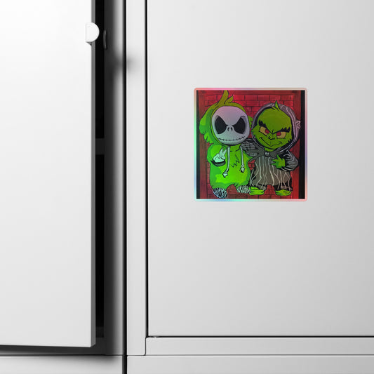 Lil Jack & Lil Grinch Holographic stickers