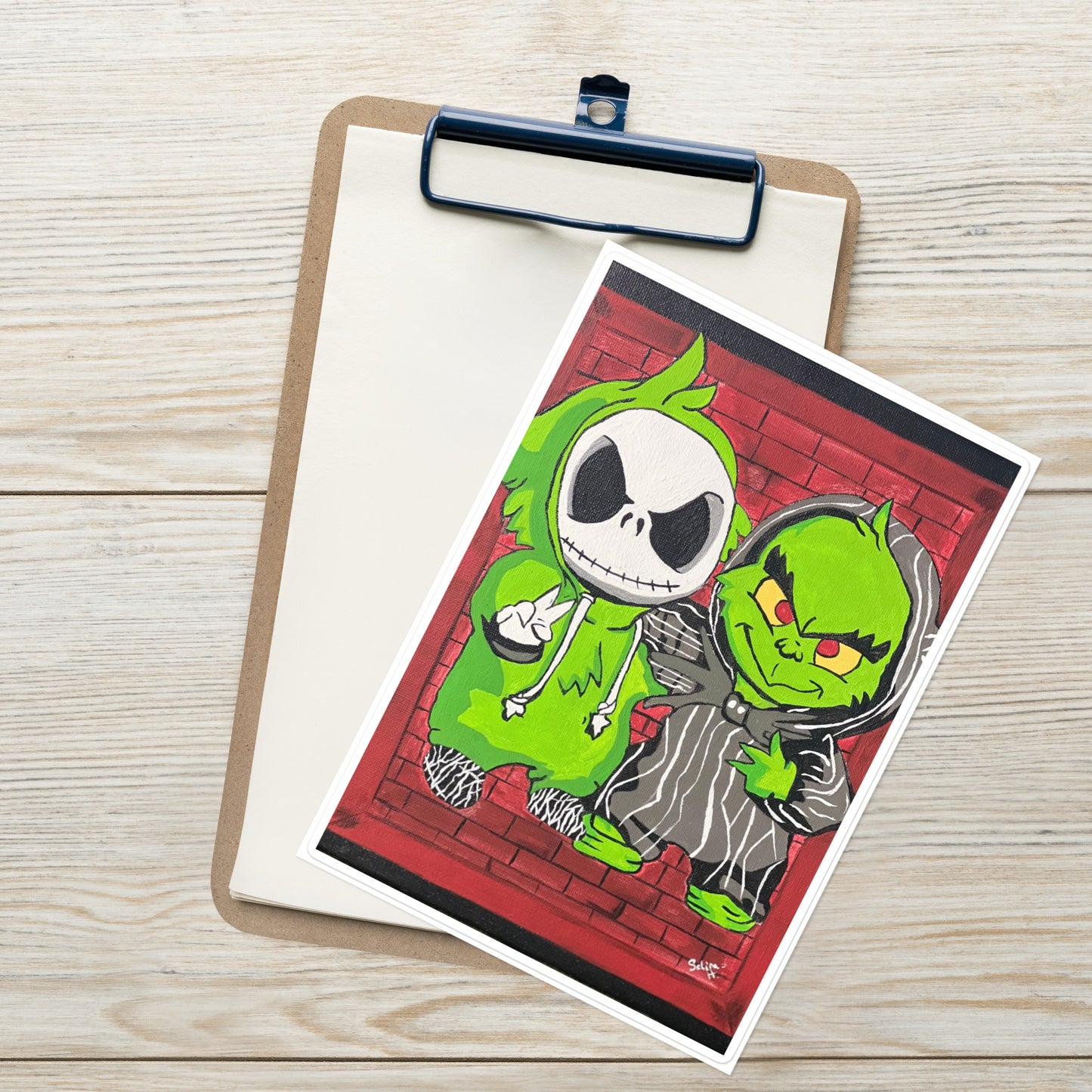 Lil Jack & Lil Grinch Chillen Sticker sheet