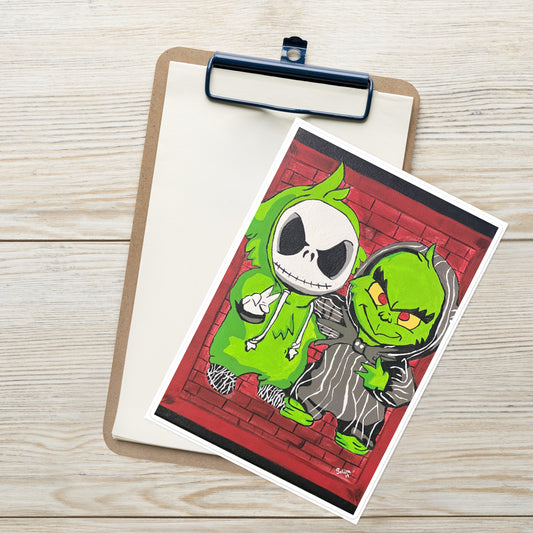 Lil Jack & Lil Grinch Chillen Sticker sheet
