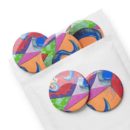 Second LookSet of pin buttons