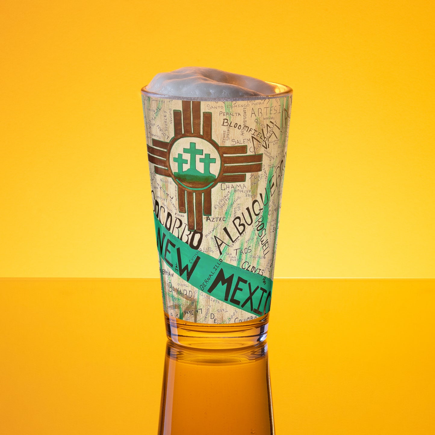 505 BNR Shaker pint glass
