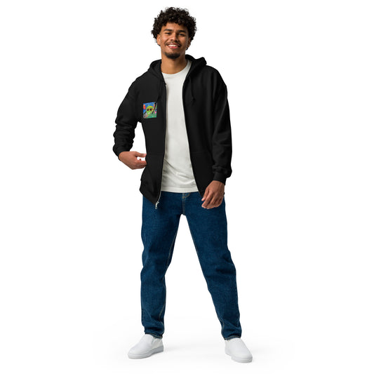 Funky Stroll Unisex heavy blend zip hoodie