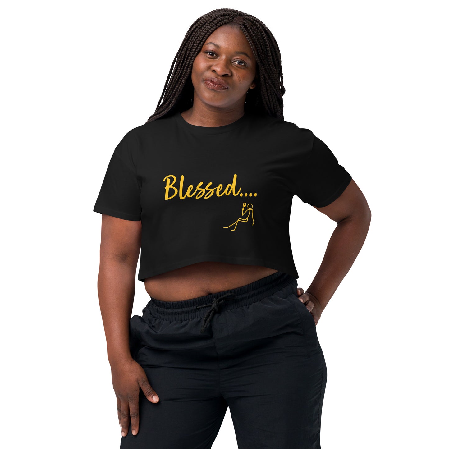 Blessed Women’s crop top