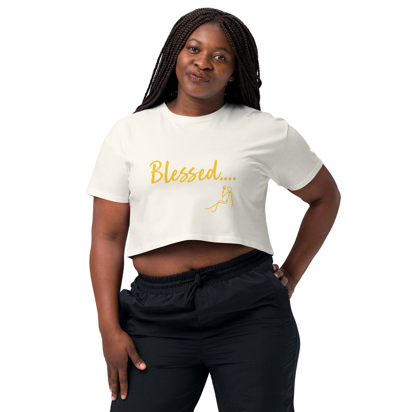Blessed Women’s crop top